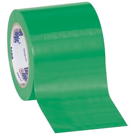 Tape Logic 4'' x 36 yds. Green Tape Logic Solid Vinyl Safety Tape, 12PK BUY00024512